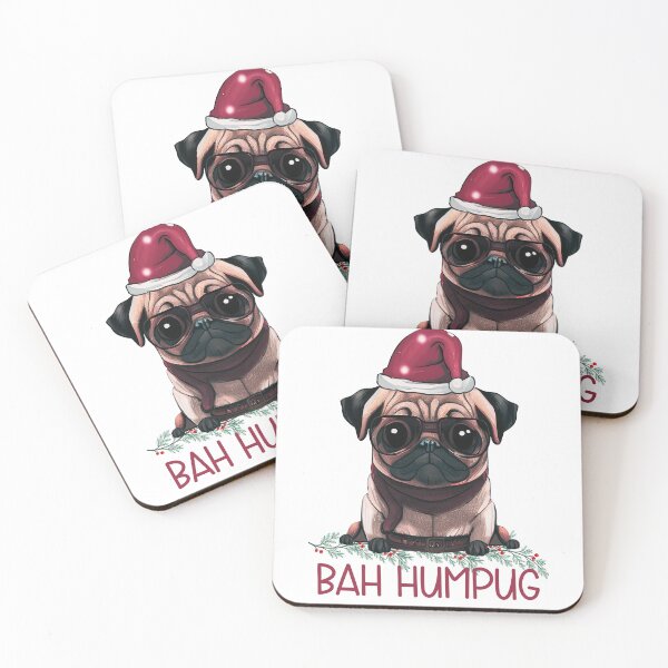 Item preview, Bah Humpug Christmas Pug designed and sold by HappyLifeCreate.