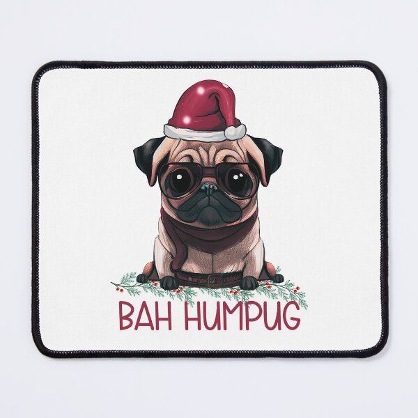 Item preview, Bah Humpug Christmas Pug designed and sold by HappyLifeCreate.