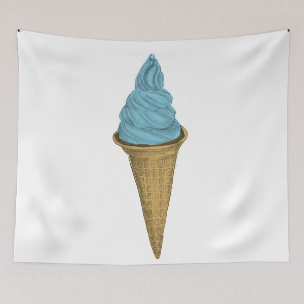 Item preview, Ice Cream Cone Blueberry Frozen Yoghurt designed and sold by AGuillotinette.