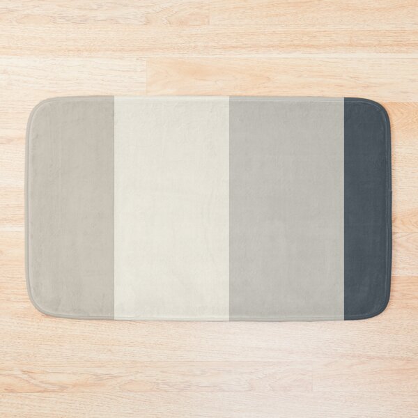 Item preview, Beige Cream Gray Blue 4 Bold Wide Vertical Stripe Pattern Pairs 2023 COTY Blank Canvas D_C-003 designed and sold by ColorOfTheYears.