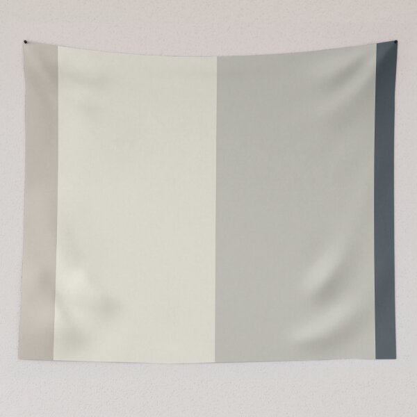 Artikelvorschau, Beige Cream Gray Blue 4 Bold Wide Vertical Stripe Pattern Pairs 2023 COTY Blank Canvas D_C-003 entworfen und verkauft von ColorOfTheYears.