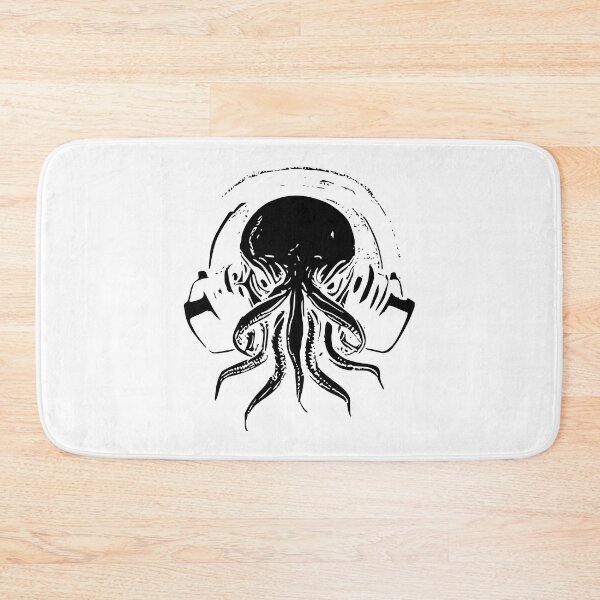 Item preview, Cthulhu Headphones! No Text Version (BLACK) - Eldritch designed and sold by EldritchMagpie.