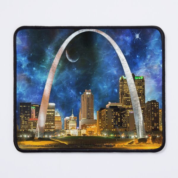 Item preview, Spacey St. Louis Skyline designed and sold by Frankie Cat Photography.