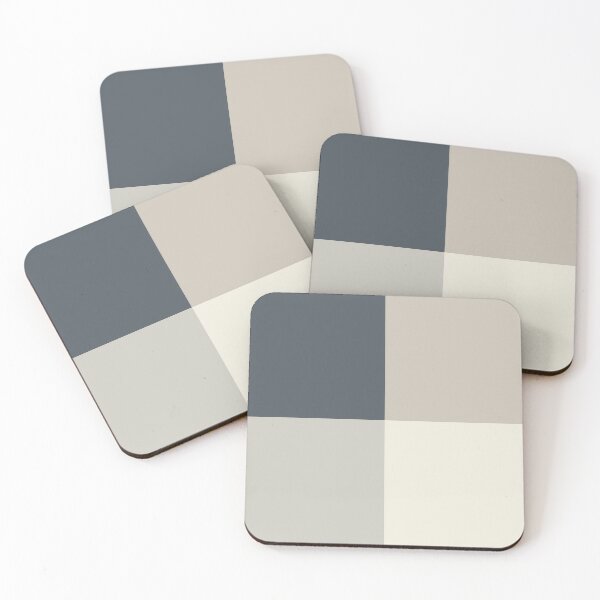 Artikelvorschau, Blue Beige Gray Cream Geometric Minimal Graphic Design Solid Color - 2023 COTY Blank Canvas D_C-003 entworfen und verkauft von ColorOfTheYears.