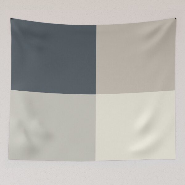 Artikelvorschau, Blue Beige Gray Cream Geometric Minimal Graphic Design Solid Color - 2023 COTY Blank Canvas D_C-003 entworfen und verkauft von ColorOfTheYears.