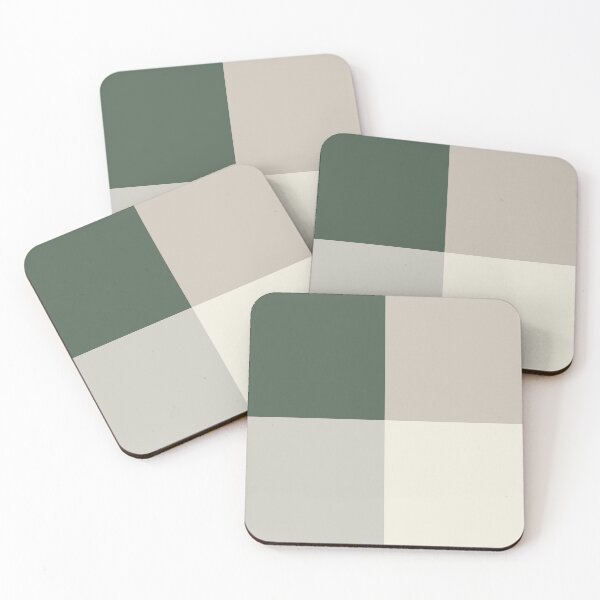 Item preview, Green Beige Gray Cream Geometric Minimal Graphic Design Solid Color - 2023 COTY Blank Canvas D_C-003 designed and sold by ColorOfTheYears.