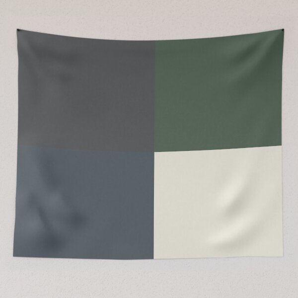 Artikelvorschau, Cream Blue Gray Green Geometric Minimal Graphic Design Solid Color - 2023 COTY Blank Canvas D_C-003 entworfen und verkauft von ColorOfTheYears.