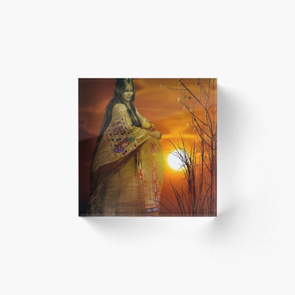 Sun Dance Acrylic Block