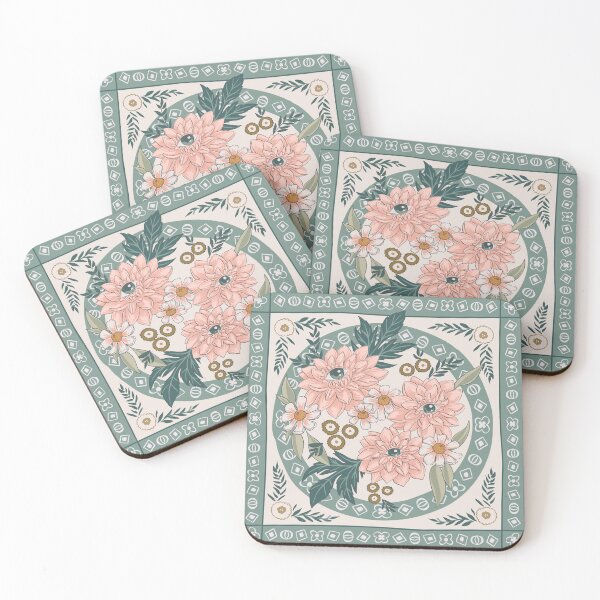 Item preview, DahliaEyes in Oslo Gray designed and sold by KSchellenberg.