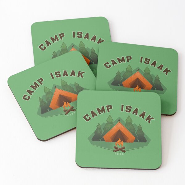 Item preview, Camp Isaak (on green) designed and sold by DesignSyndicate.