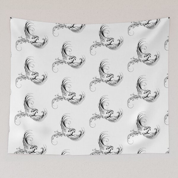 Item preview, Stylized Bird on White Background designed and sold by Blackmoon9.