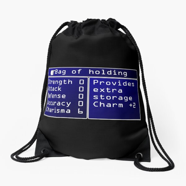 Item preview, Bag of Holding UI designed and sold by JWMaddShirts.