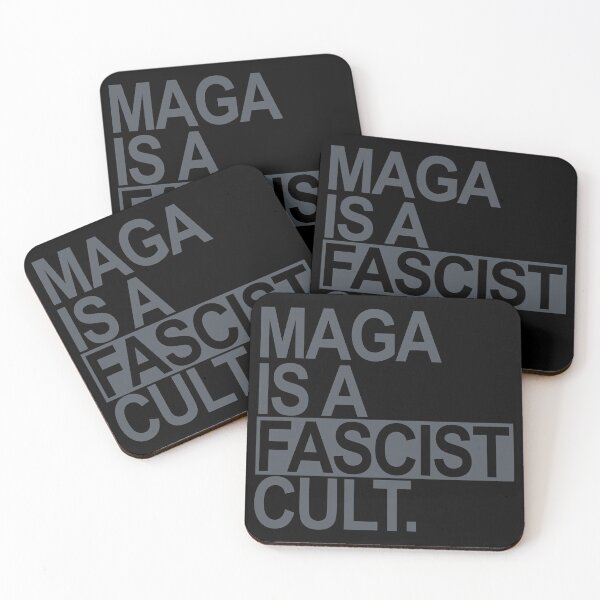 Item preview, MAGA is a FASCIST Cult (subtle gray box) designed and sold by Thelittlelord.