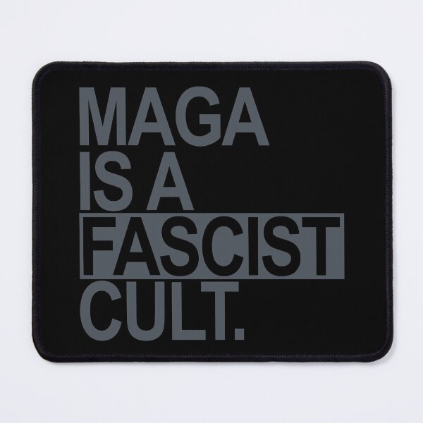 Item preview, MAGA is a FASCIST Cult (subtle gray box) designed and sold by Thelittlelord.
