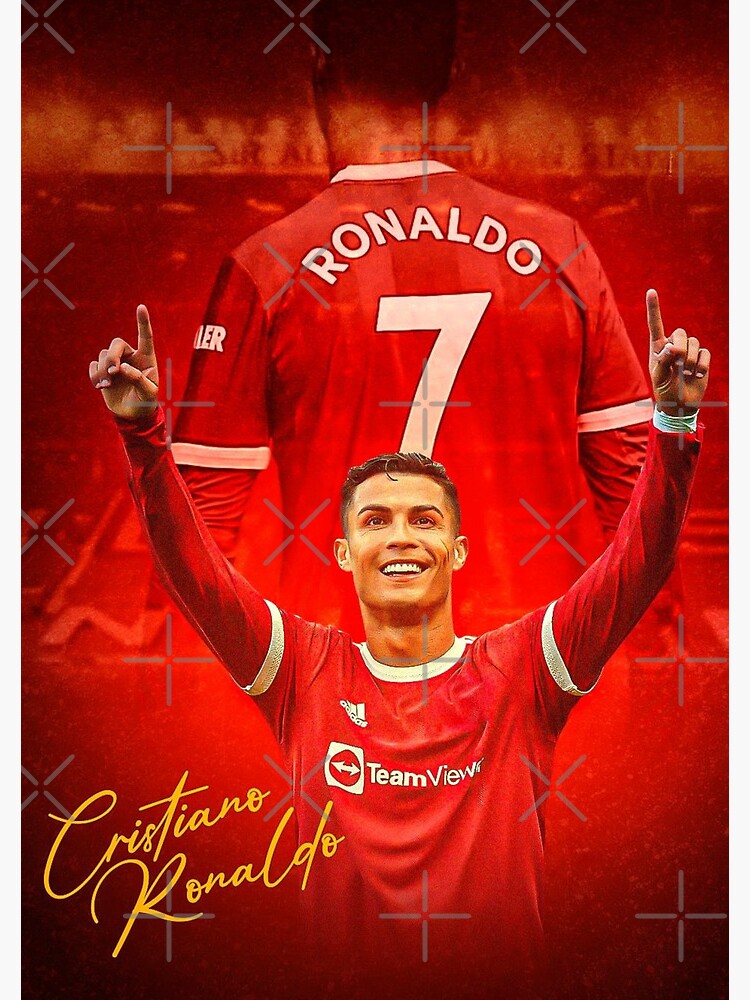 Cristiano Ronaldo ,Manchester 21/22 Star, Football Poster, Ronaldo Gifts,  Ronaldo Best Selling , Ronaldo Top Items ' Spiral Notebook for Sale by  lokiwithluv