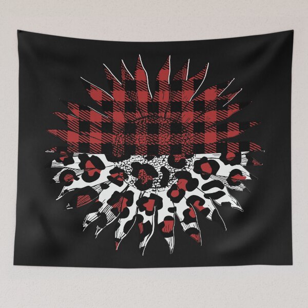 Item preview, Plaid Sunflower - Leopard Flower - Animal Print Flower  designed and sold by Luvjesus2.