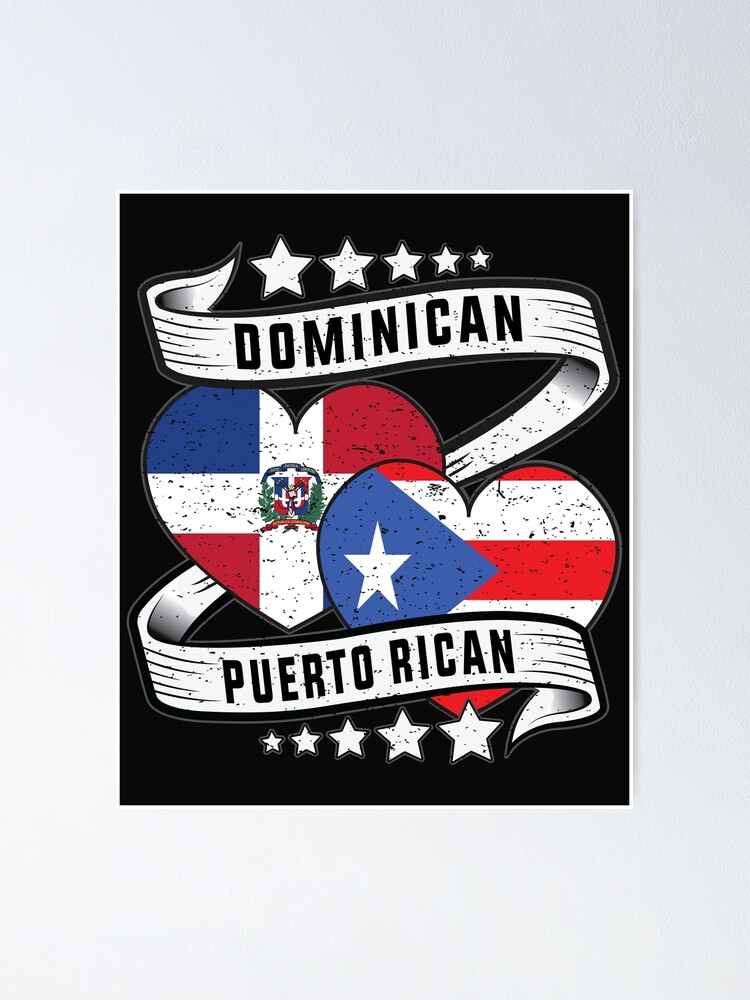 Half Dominican Half Puerto Rican Shirt Dominirican Kids Boys Poster   Fposter,small,wall Texture,product,750x1000 