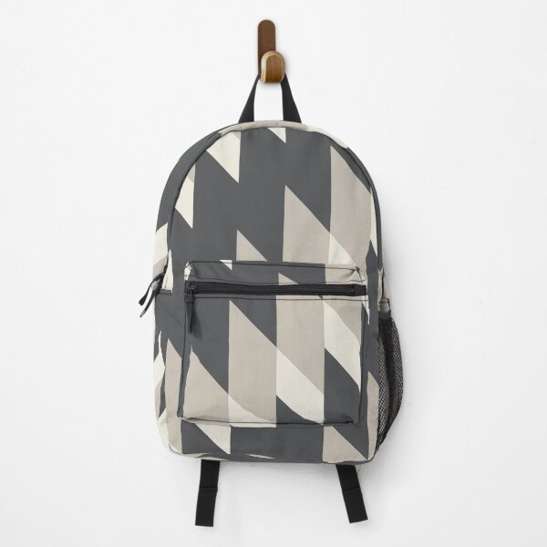 Item preview, Gray Cream Beige Abstract Geometric Zigzag Chevron Pattern - 2023 COTY Blank Canvas D_C-003 Accents designed and sold by ColorOfTheYears.