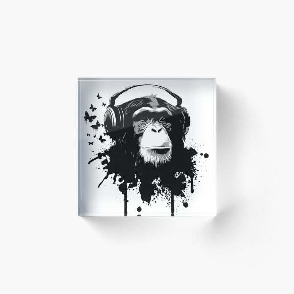 Monkey Business Acrylic Block