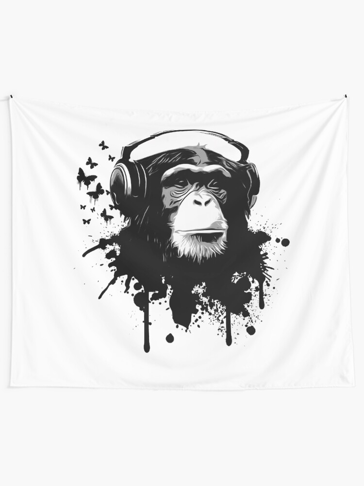 monkey tapestry