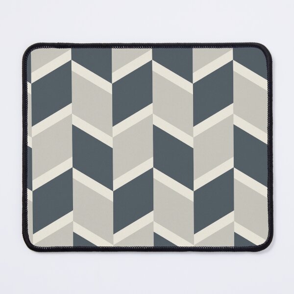 Item preview, Gray Blue Cream Abstract Herringbone Chevron Pattern - 2023 COTY Blank Canvas D_C-003 Accents designed and sold by ColorOfTheYears.