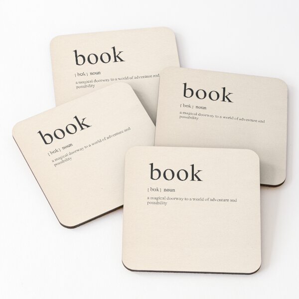 Item preview, 'Book – a magical doorway to a world of adventure and possibility' Definition / Quote / Typography / Quote / onto Book Page  designed and sold by R Bex.