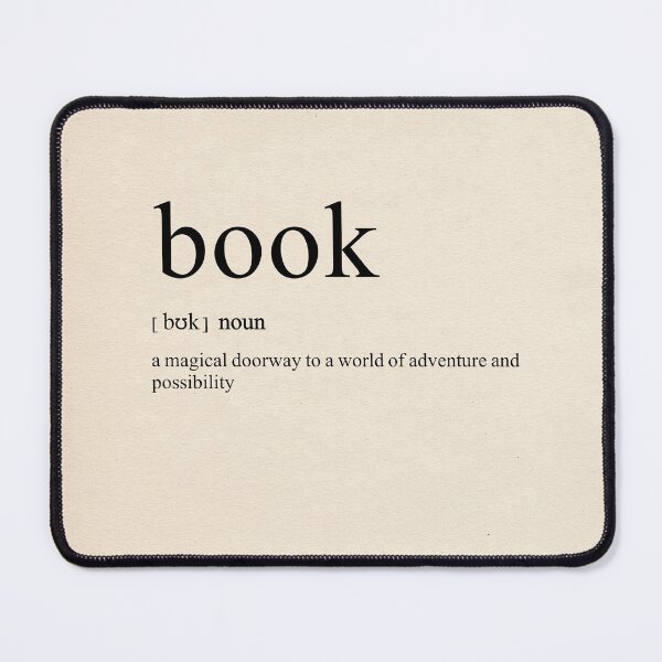 Item preview, 'Book – a magical doorway to a world of adventure and possibility' Definition / Quote / Typography / Quote / onto Book Page  designed and sold by R Bex.