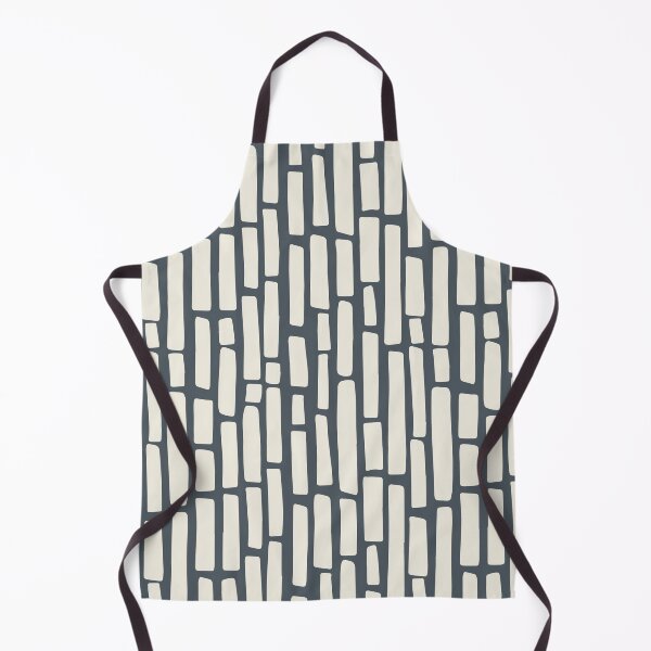 Artikelvorschau, Dark Blue Cream Abstract Minimal Vertical Dash Line Pattern Pairs 2023 COTY Blank Canvas D_C-003 entworfen und verkauft von ColorOfTheYears.