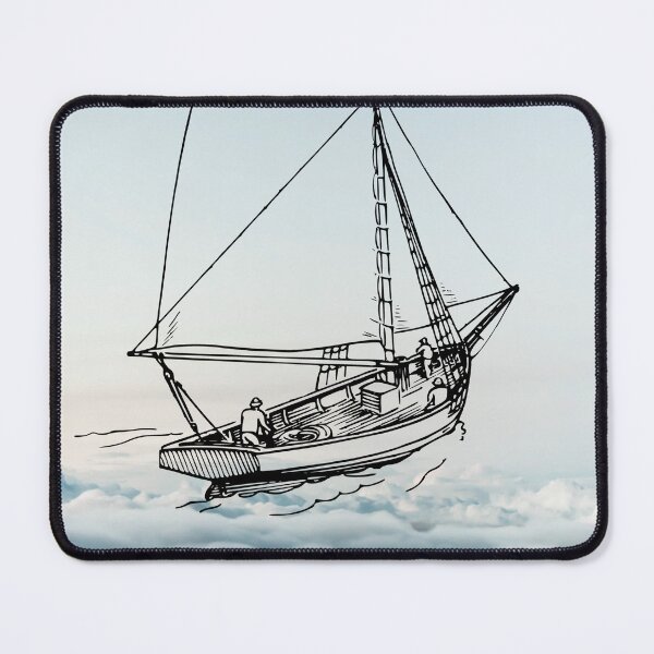 Item preview, *Small ship in high water* designed and sold by Berezabella.