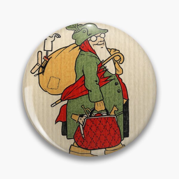 Item preview, Funny vintage hobo Santa designed and sold by aapshop.