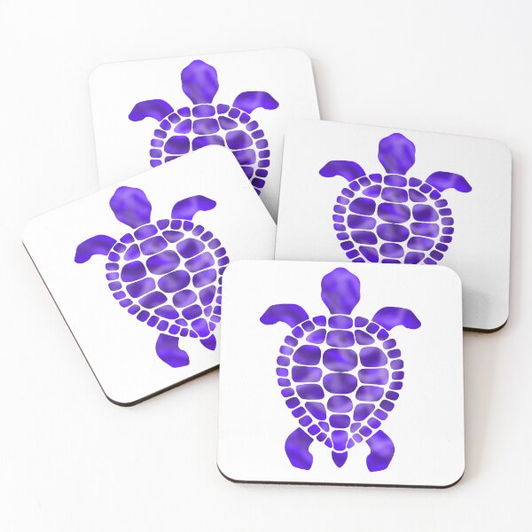 Item preview, purple turtle mosaic pattern designed and sold by octo-PS.