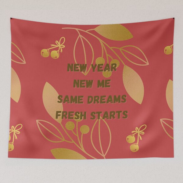 Item preview, New year, new me. Dreams and fresh starts designed and sold by CarliPeraza.