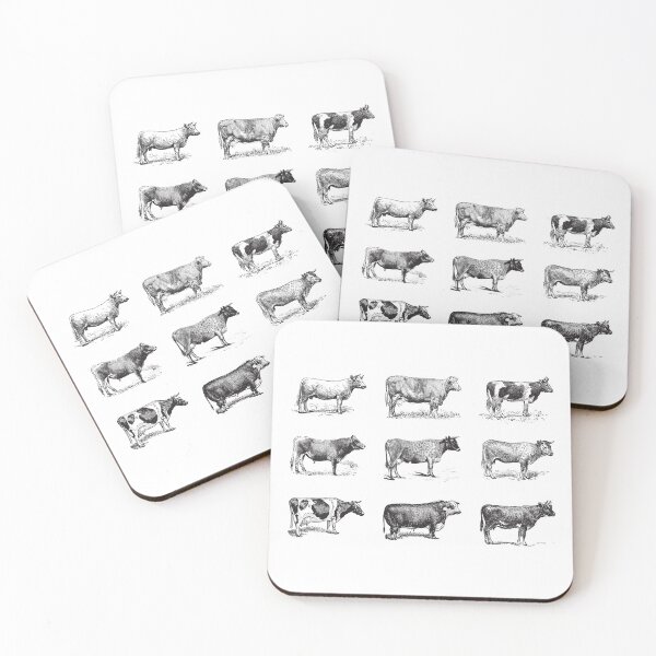 Item preview, Aesthetic Vintage Western cow design designed and sold by Etienne & Yolandi  Outram.
