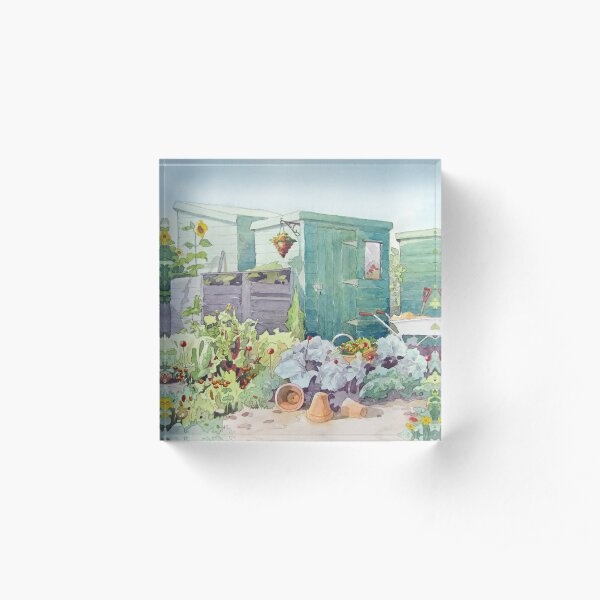 Allotments Acrylic Block