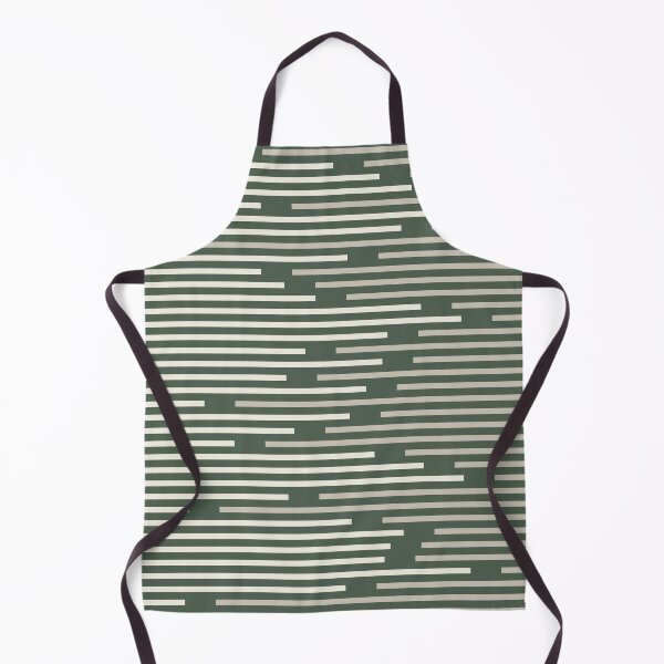 Artikelvorschau, Dark Green Beige Cream Broken Horizontal Stripe Pattern Pairs 2023 COTY Blank Canvas D_C-003 entworfen und verkauft von ColorOfTheYears.