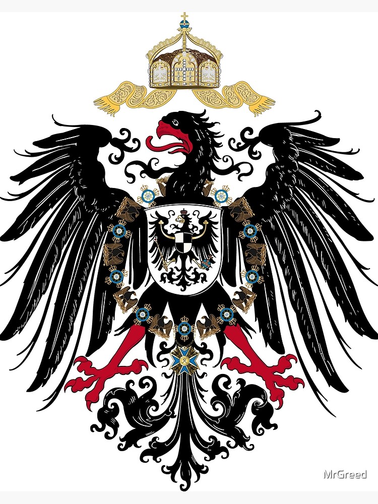Lámina rígida «Águila imperial alemana» de MrGreed | Redbubble