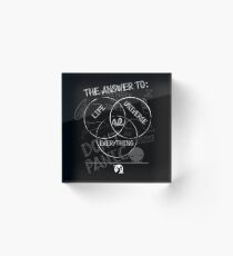 the answer is... Acrylic Block