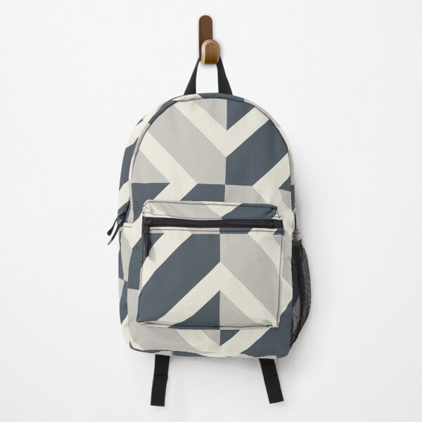 Artikelvorschau, Dark Blue Light Gray Cream Checked Symmetrical Square Pattern Pairs 2023 COTY Blank Canvas D_C-003 entworfen und verkauft von ColorOfTheYears.