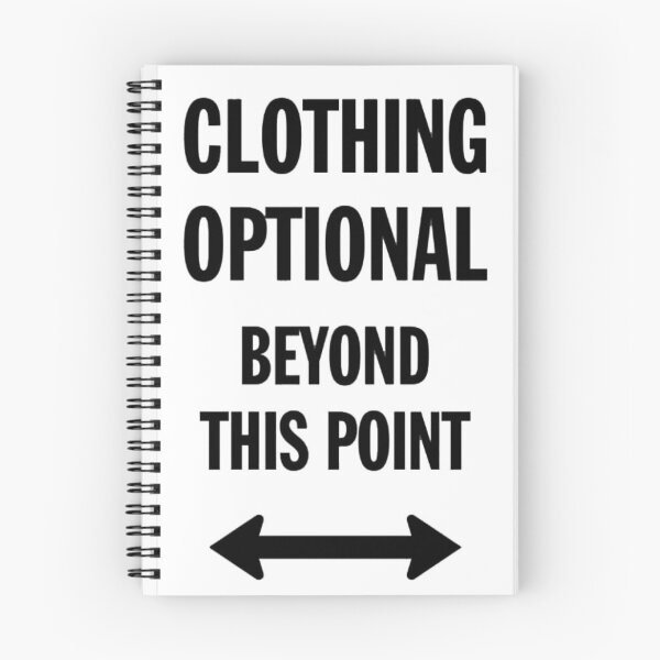 Item preview, Clothing Optional Sign designed and sold by SimpleTranquil.