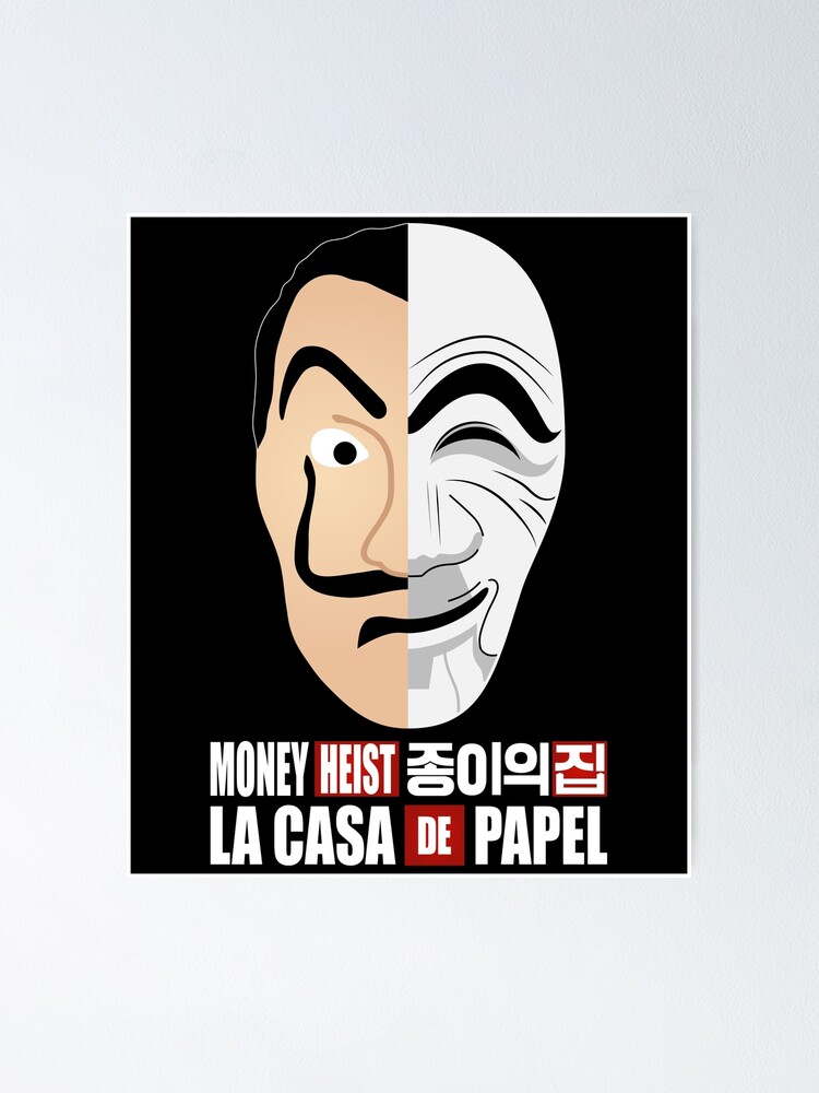 Tokyo money Heist La Casa De Papel Poster Digital Download 