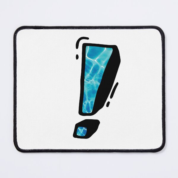Item preview, Blue Exclamation Mark Doodle Art designed and sold by vandervisuals.