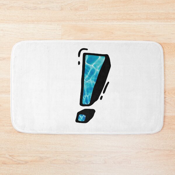 Item preview, Blue Exclamation Mark Doodle Art designed and sold by vandervisuals.
