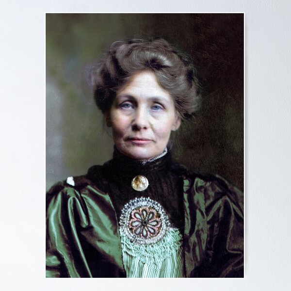 Item preview, Emmeline Pankhurst - 1910 designed and sold by Marina Amaral.