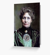 Emmeline Pankhurst - 1910 Greeting Card