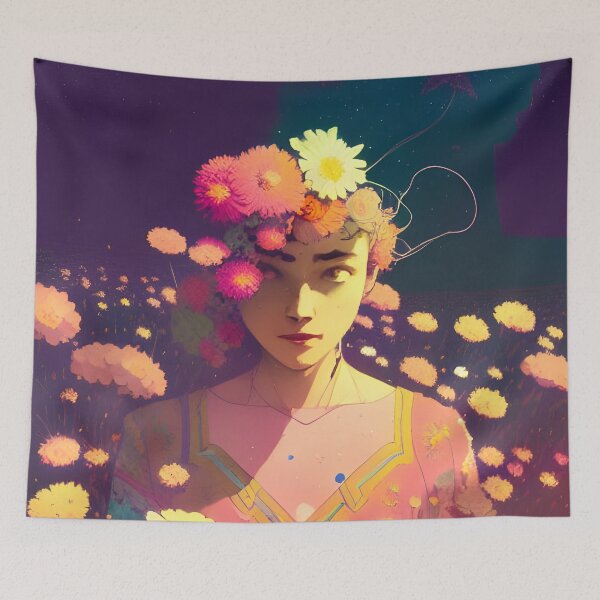 Item preview, hair flower girl designed and sold by Mew-beans.