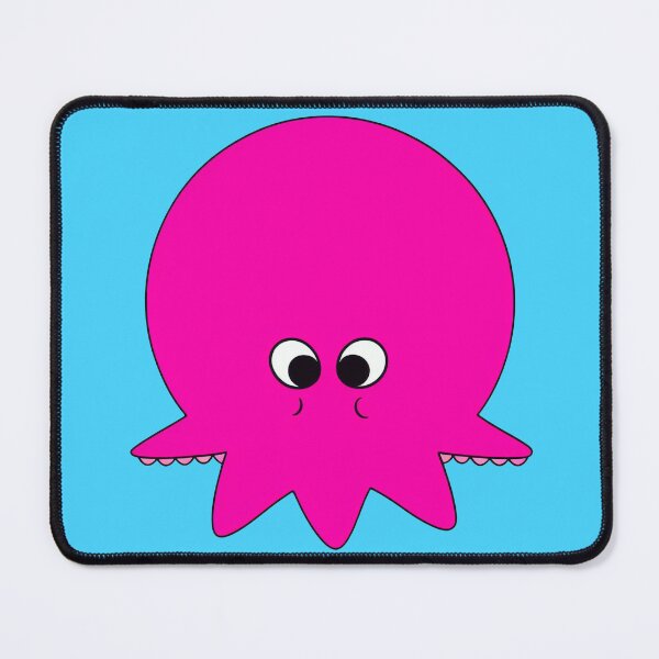 Item preview, Pink cartoonish round octopus III designed and sold by BrachiaST.