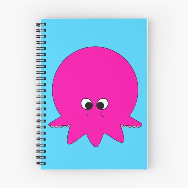 Item preview, Pink cartoonish round octopus III designed and sold by BrachiaST.