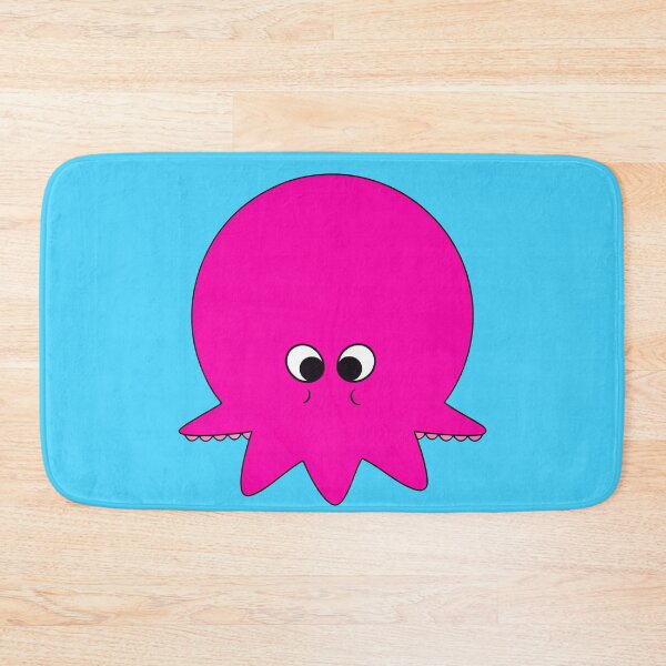 Item preview, Pink cartoonish round octopus III designed and sold by BrachiaST.