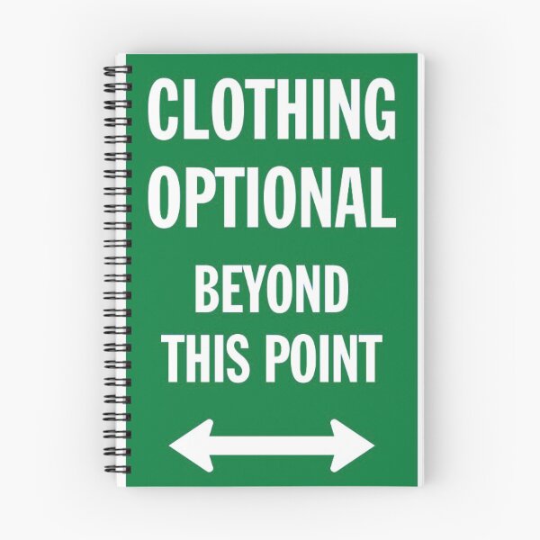 Item preview, Clothing Optional Sign (Green) designed and sold by SimpleTranquil.