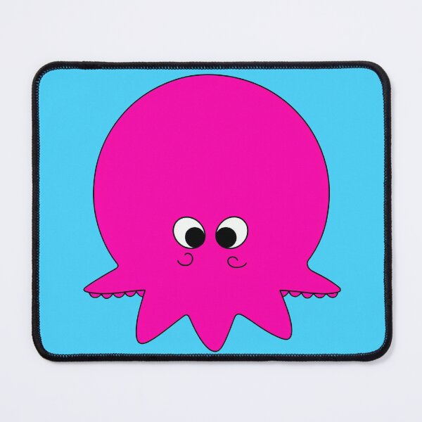 Item preview, Pink cartoonish round octopus IV designed and sold by BrachiaST.